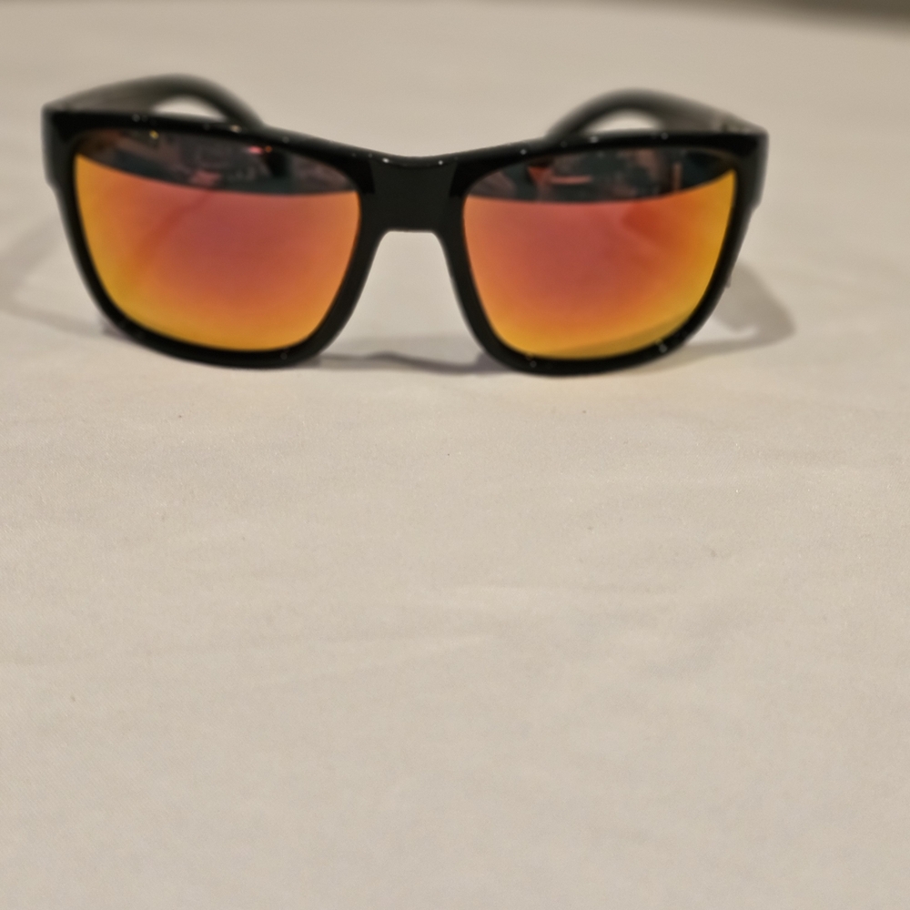 Optic Nerve Black and Orange Sunglasses